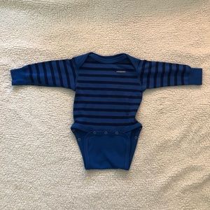 Patagonia blue one piece baby